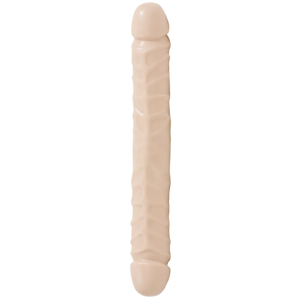 Jr. Veined Double Header - Dildo met Double Ends - 12 / 30 cm