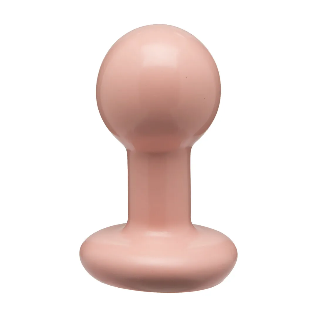 The Classic - Round Butt Plug - Small - Cream