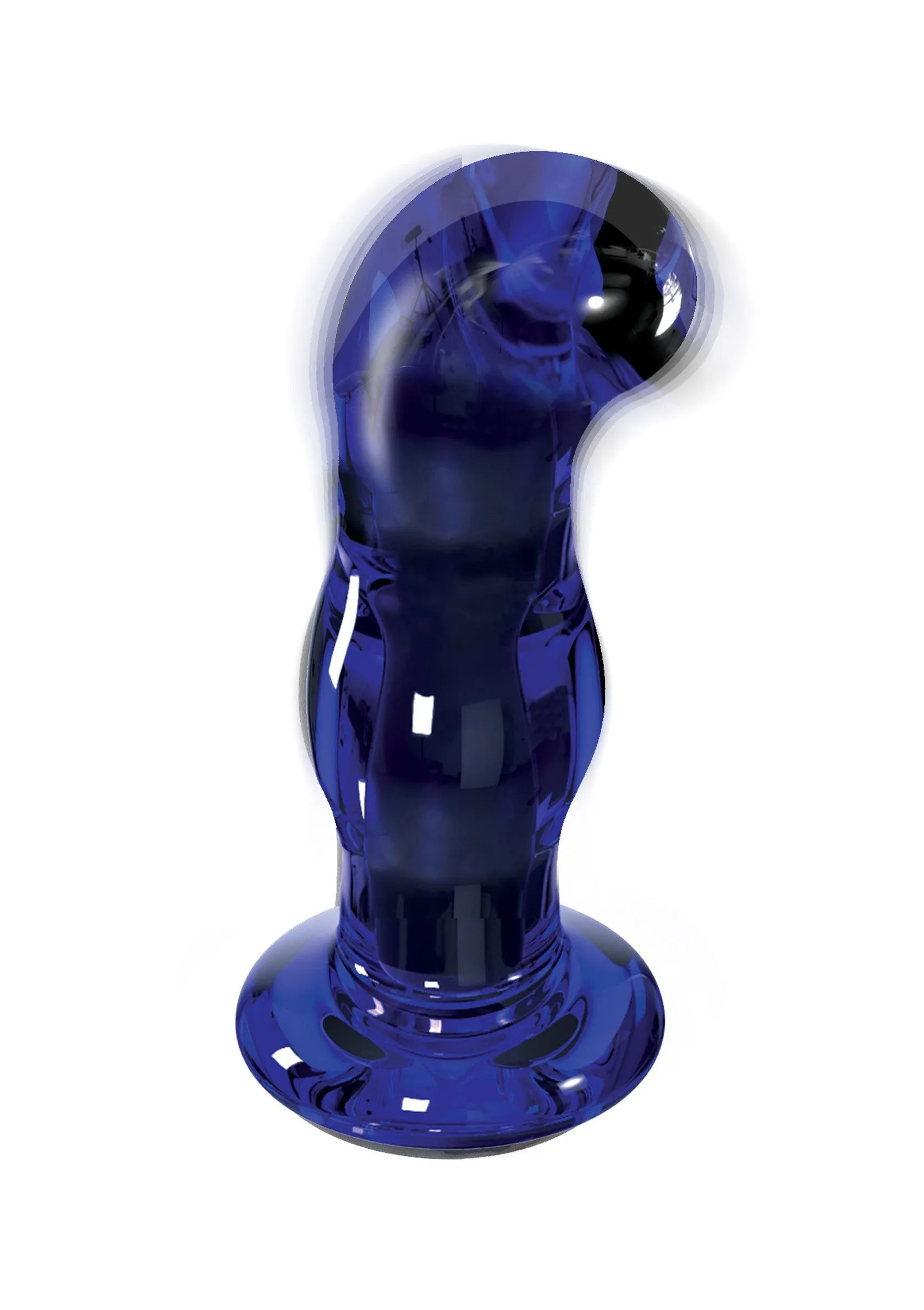 Gleaming Vibrating Glass Plug