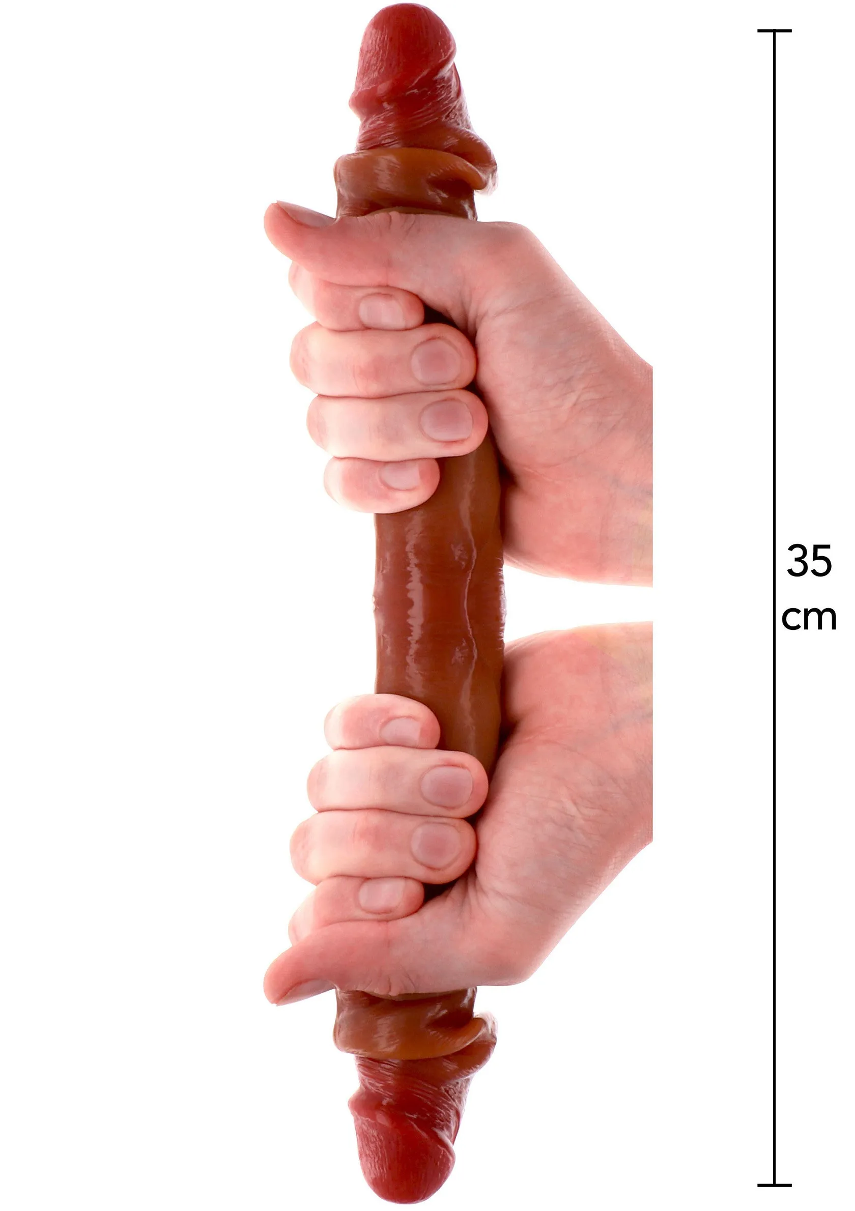 Foreskin Double Dong Silicone 35 cm