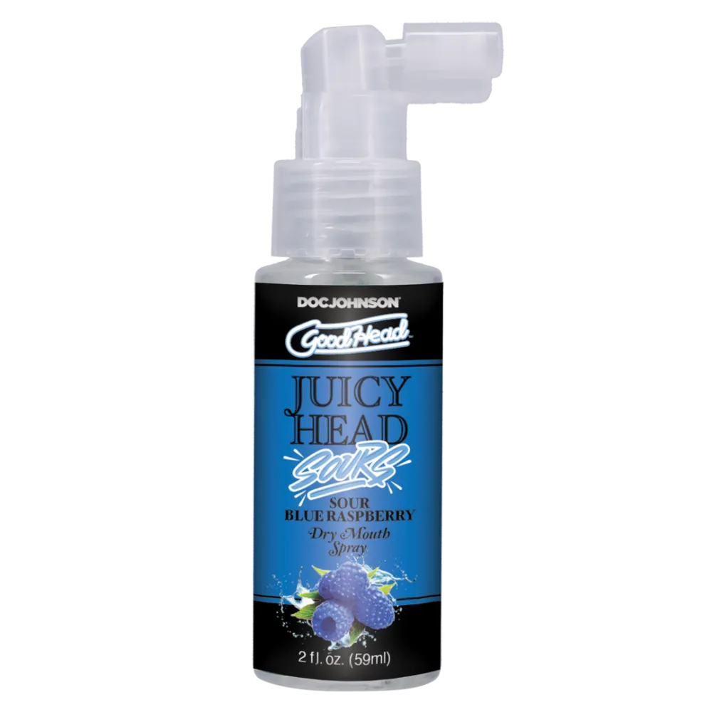 Juicy Head - Dry Mouth Spray - Sour Blue Raspberry - 2 fl oz / 59 ml