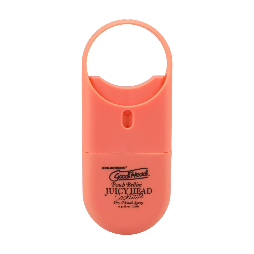 Juicy Head - Cocktails - Dry Mouth Spray To-Go - Peach Bellini - 0.3 fl oz / 9 ml