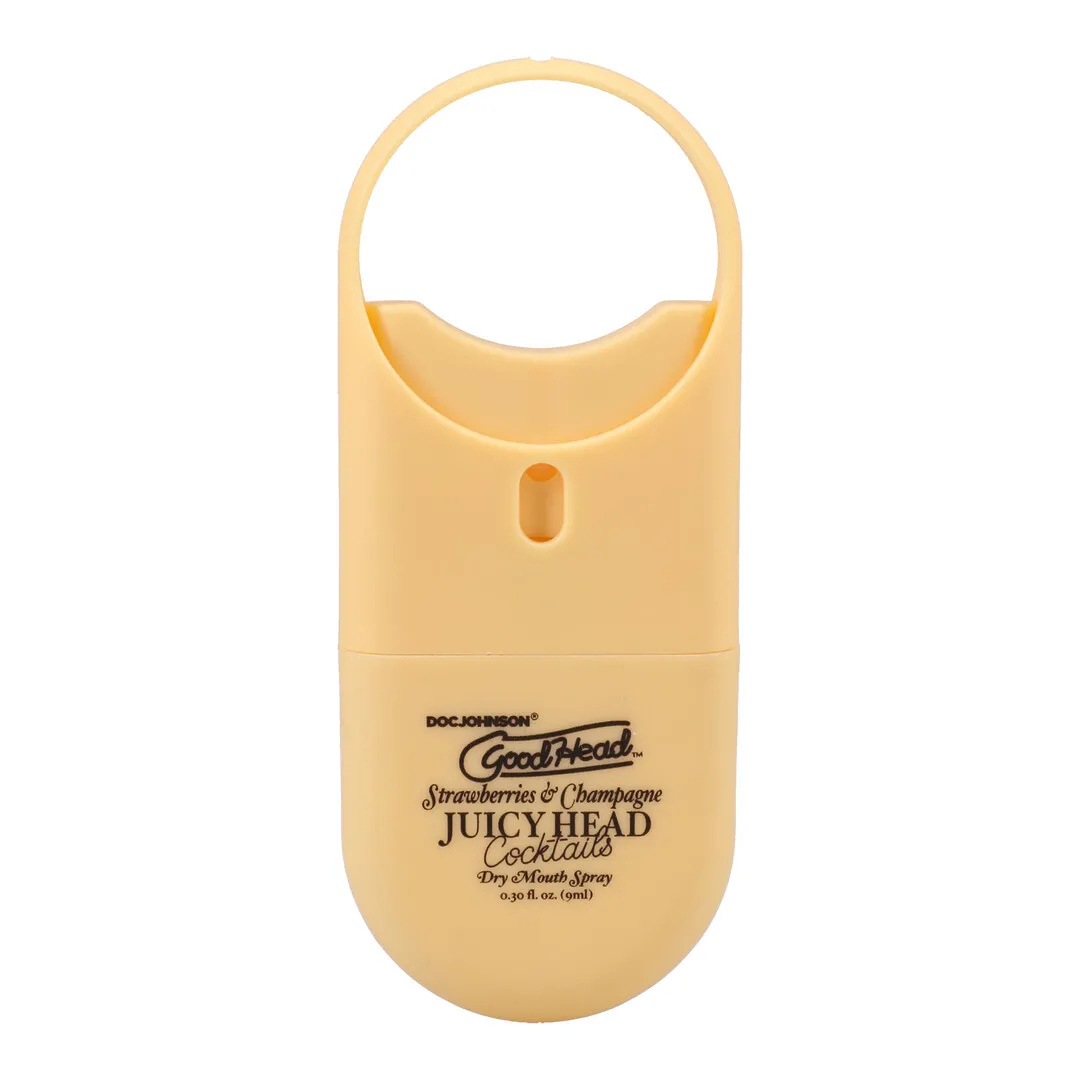 Juicy Head - Cocktails - Droge Mond Spray To-Go - Aardbeien en Champagne - 0,3 fl oz / 9 ml