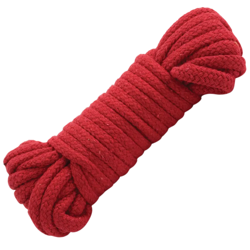 Japanse Katoenen Bondage Touw - Rood