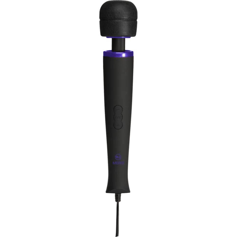 Power Wand - Ultra-Powerful Silicone Wand Massager - Zwart