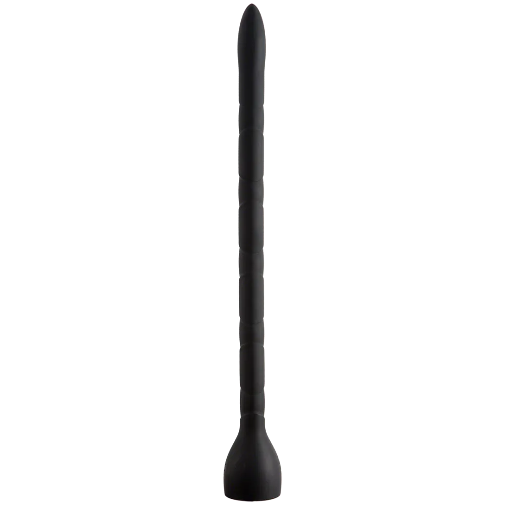 In Deep - Premium Silicone Anale Slang - Zwart