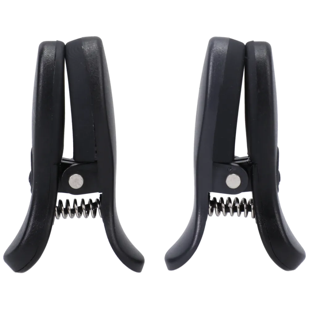 Vibro Grippers - Vibrerende Tepelklemmen met Koffer - Zwart