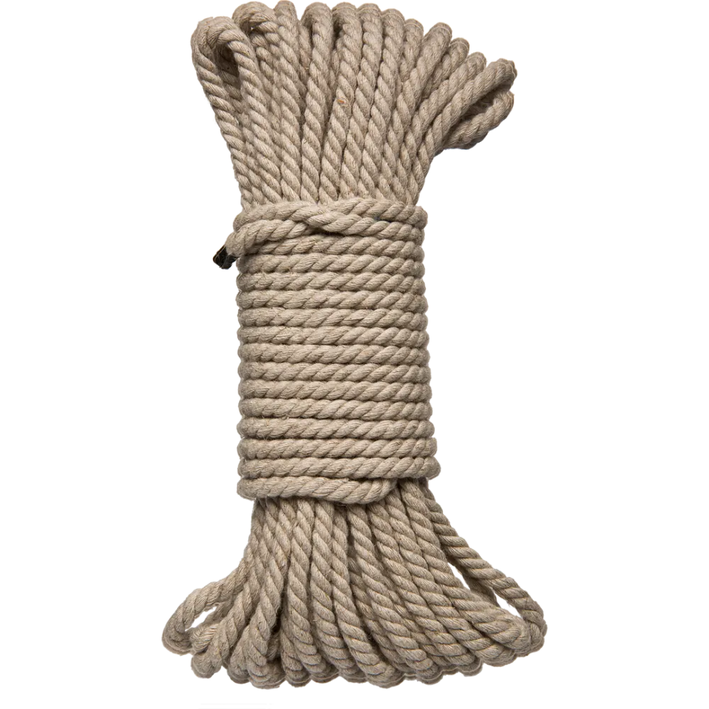 Bind en Tie - 6mm Jute Bondage Touw - 50 ft - Natuurlijk