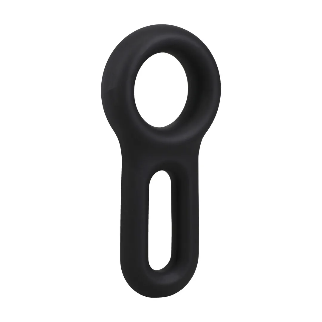 The Keyhole - Silicone Cockring - Black