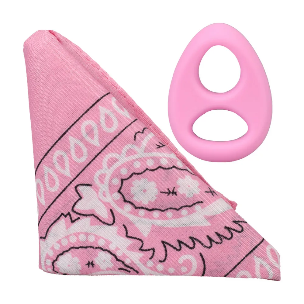 The Code - Siliconen Cockring met Bandana - Roze