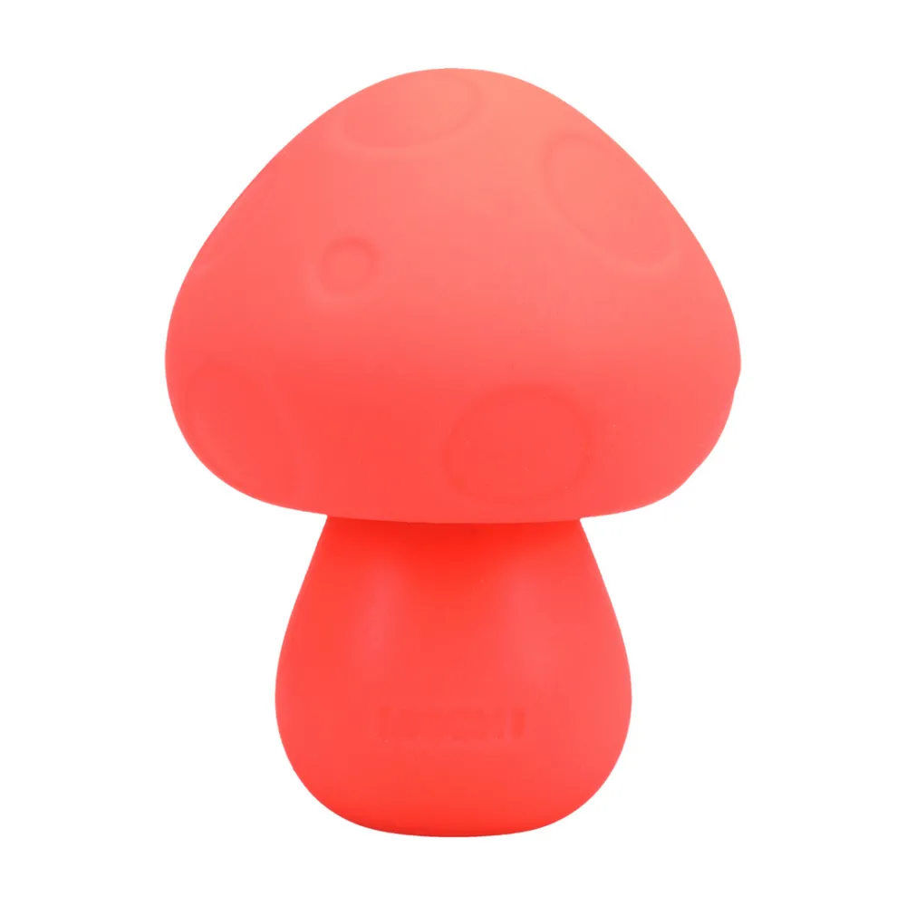 Paddenstoel Vibe - Oplaadbare Siliconen Vibrator - Perzik