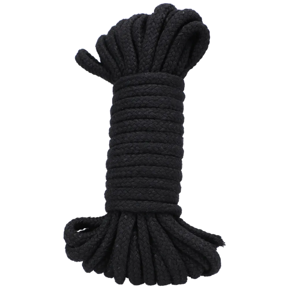 Katoenen Touw - 32 ft - Zwart