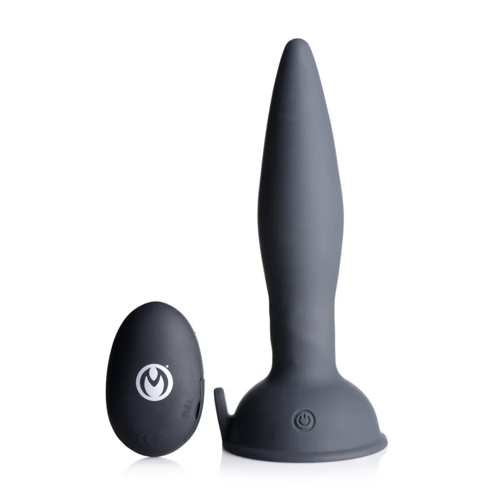 Turbo Ass-Spinner - Siliconen Anale Plug met Afstandsbediening