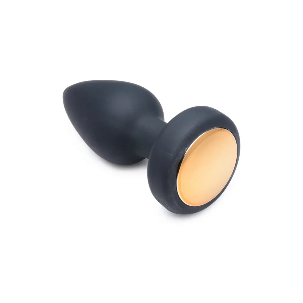 Siliconen Vibrerende LED Plug - Medium