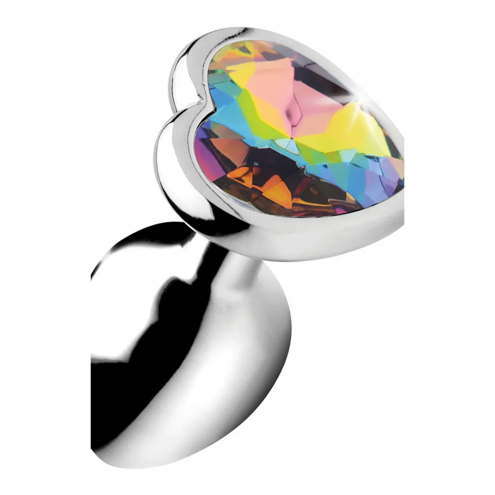 Rainbow Prism - Hart Butt Plug - Klein