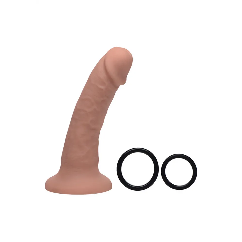 Seducer - Siliconen Dildo met Harness - 7 / 18 cm