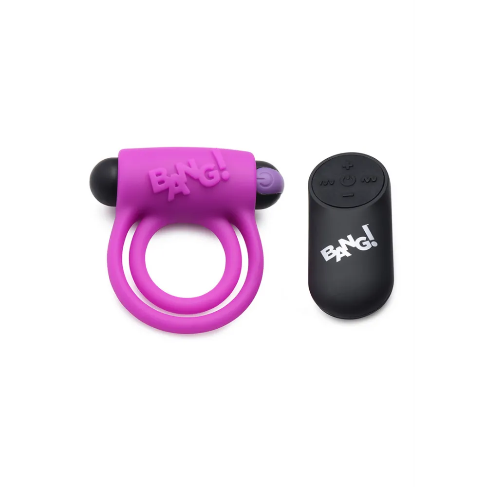 Silicone Cockring en Bullet met Afstandsbediening