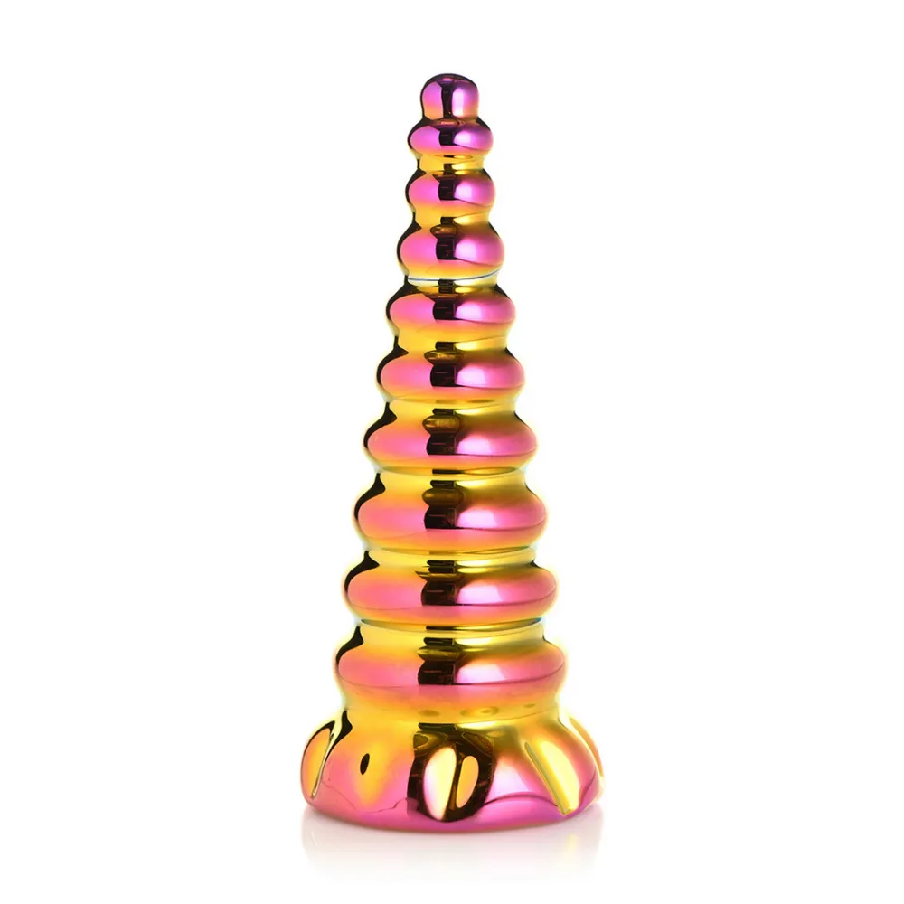 Twilight - Rainbow Glazen Dildo