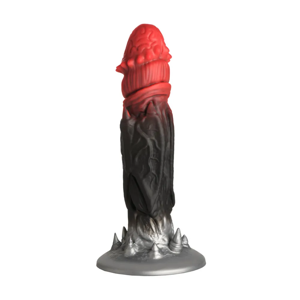 Count Cockula - Siliconen Dildo - Rood/Zwart