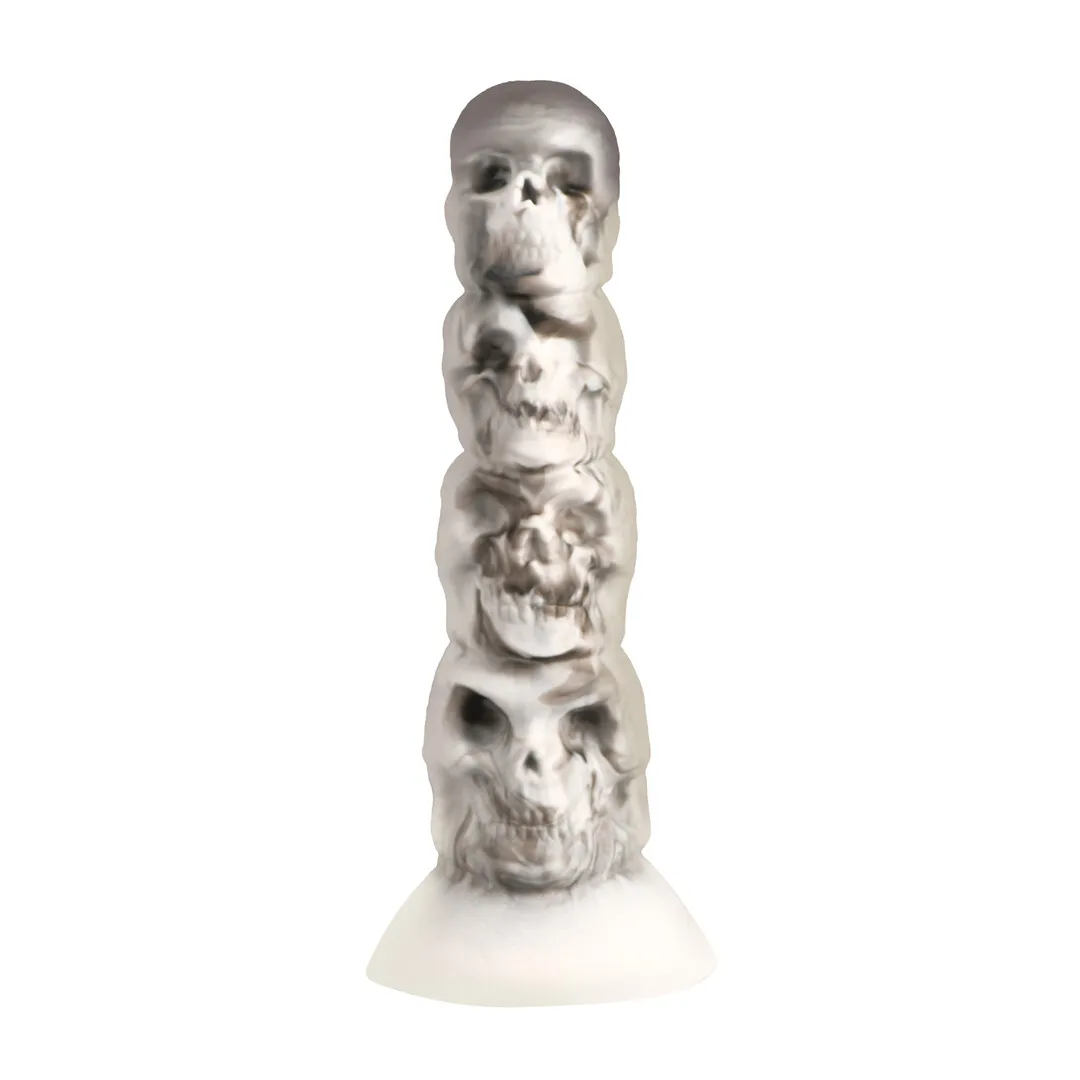 Tower of Doom - Siliconen Dildo - Grijs
