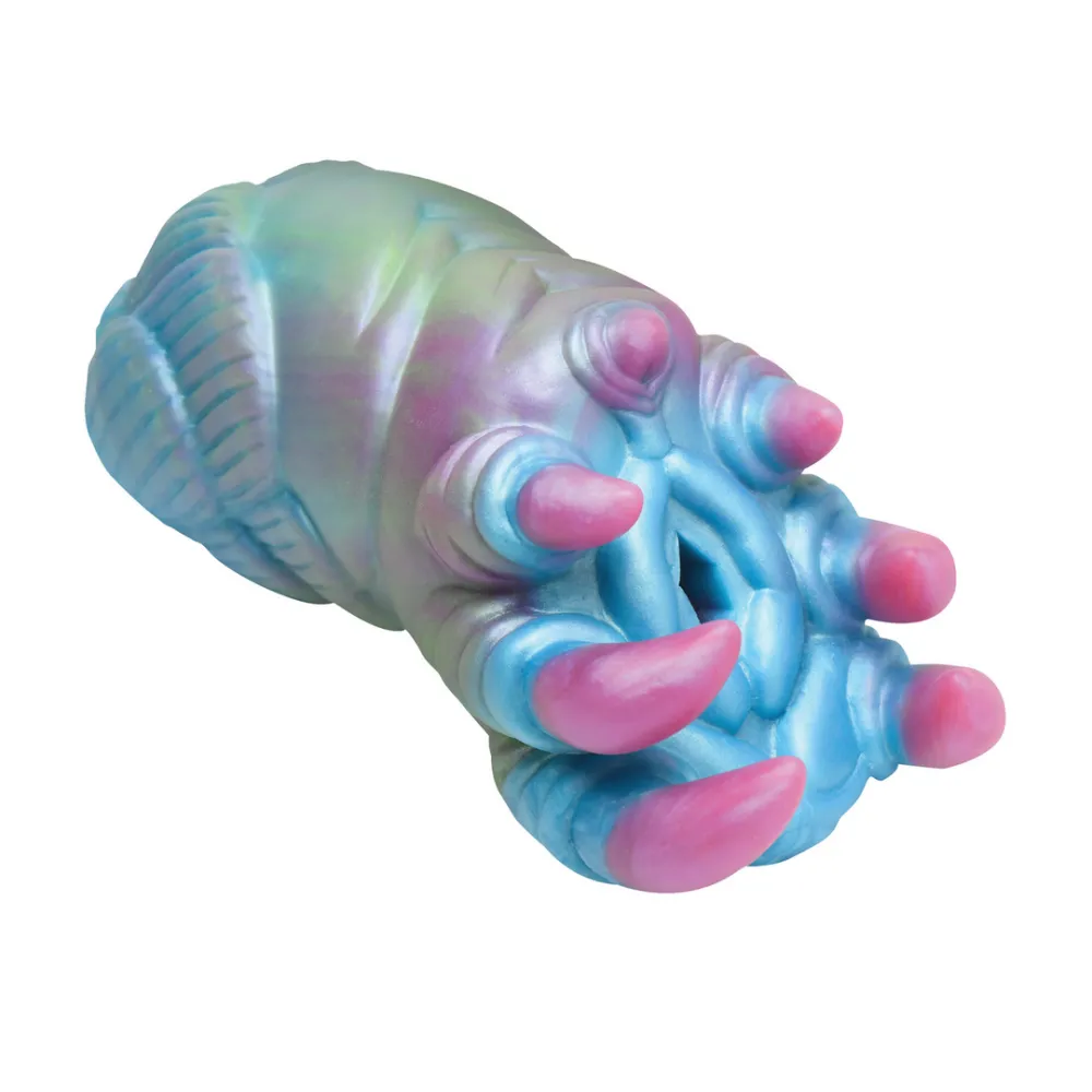 Ursa - Siliconen Pussy Stroker - Blauw/Paarse