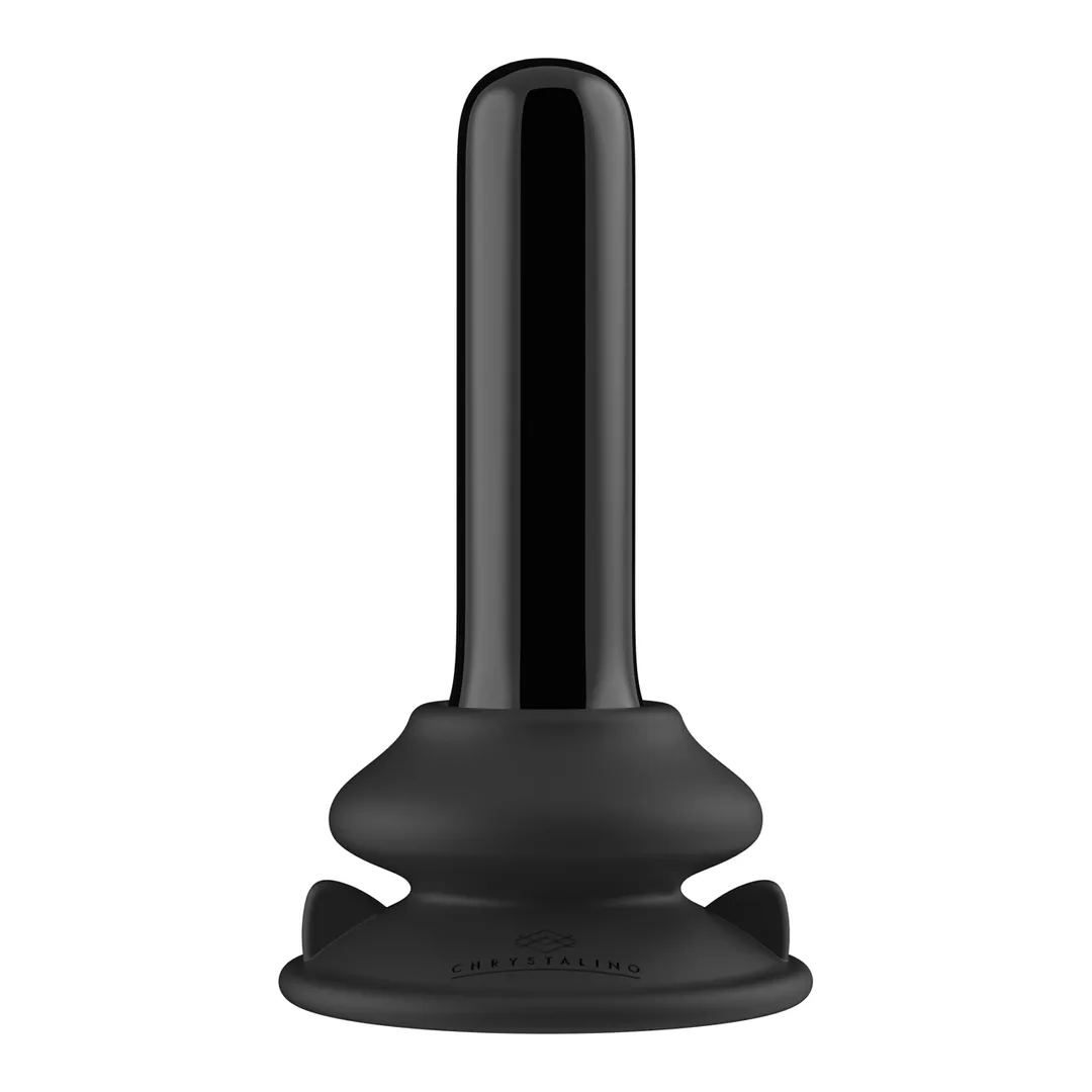 Thumby - Glad glazen vibrator met zuignap