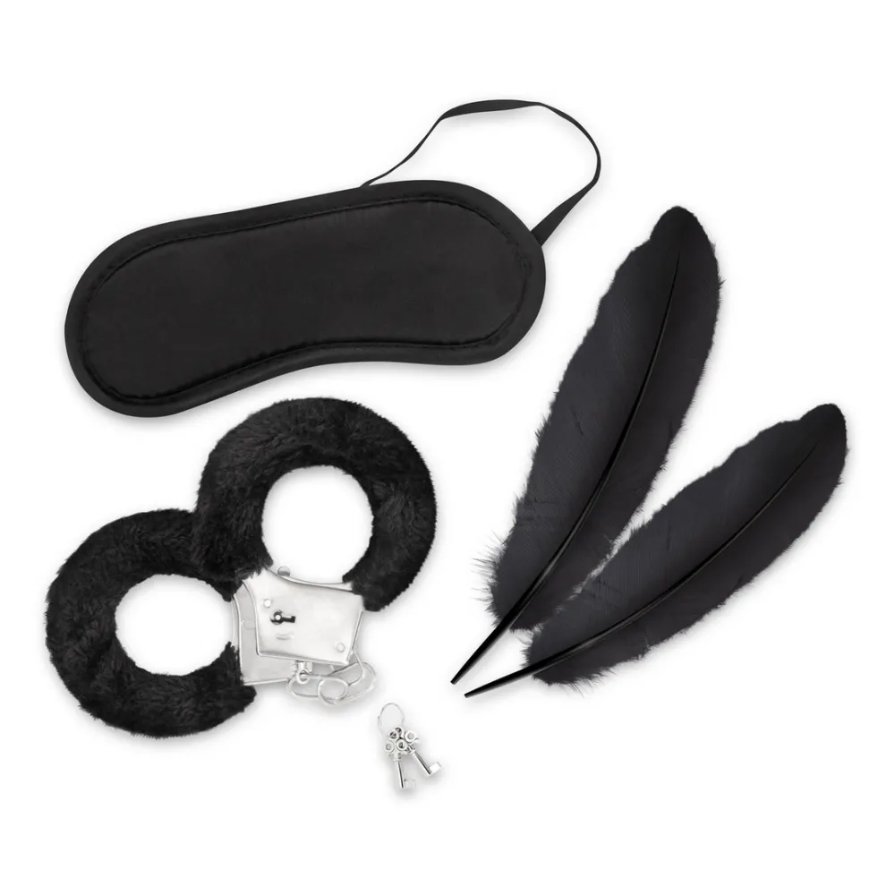 Lover's Dream - 4-delige Bondage Set voor Beginners - Zwart