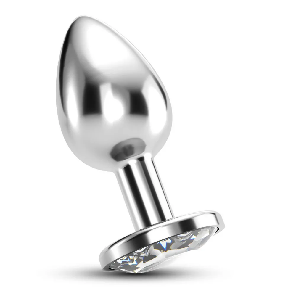 Bijou - Anale Jewel Plug - Groot - Doorzichtig