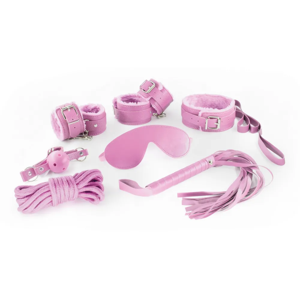 Dungeons and Maidens - 8-delige BDSM Kit - Roze