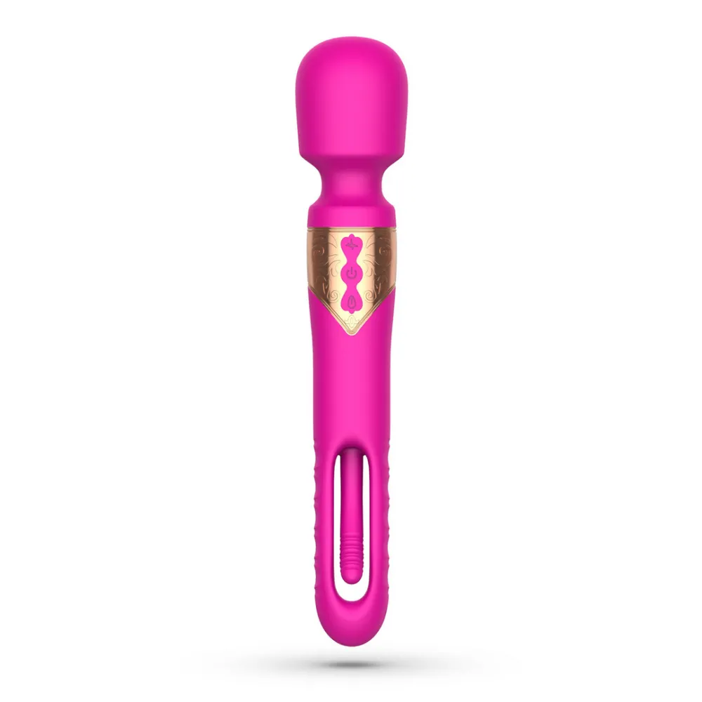 Big Ben - Dual Wand Massager met Flicker - Roze