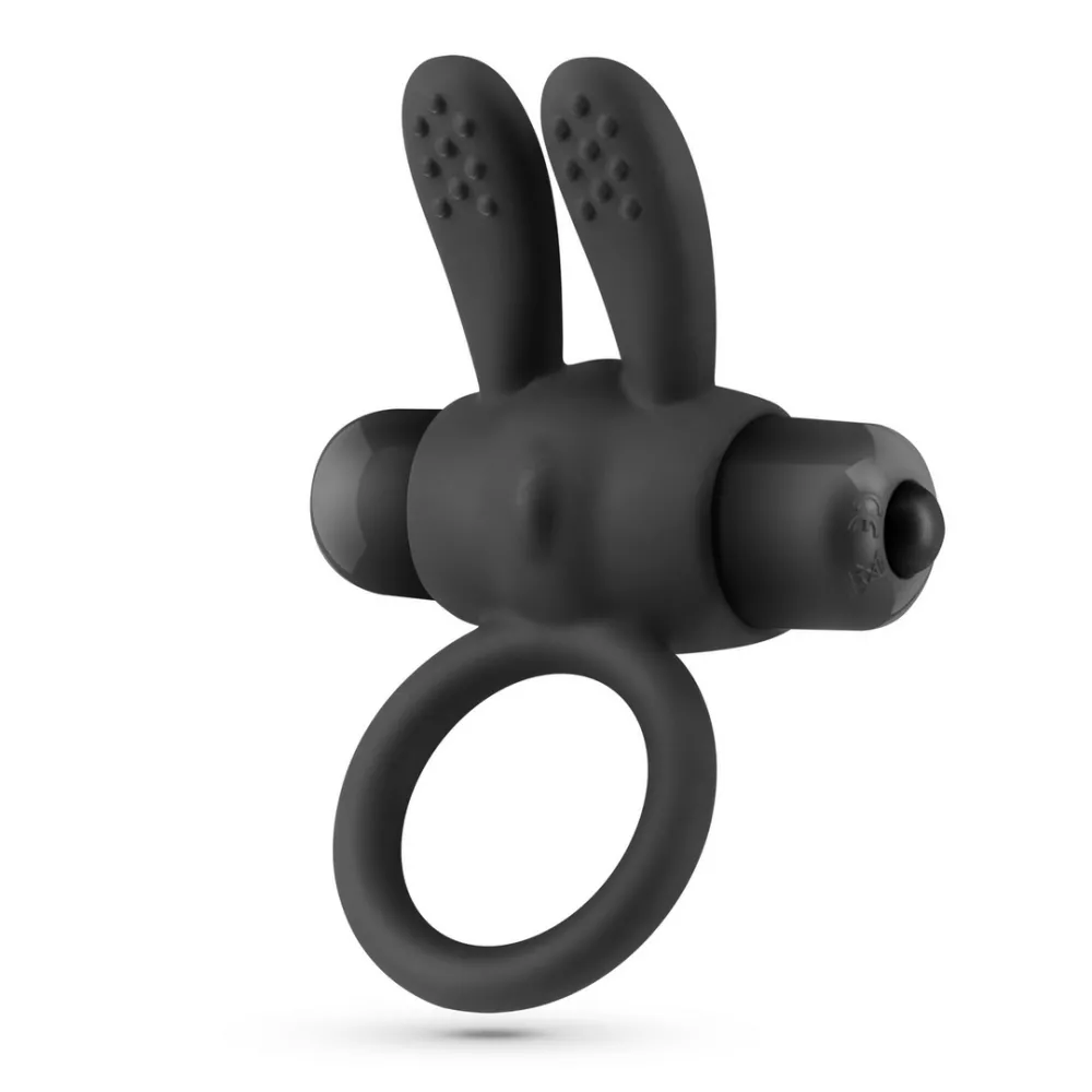 Pluto - Cockring met Vibrerende Bullet - Zwart