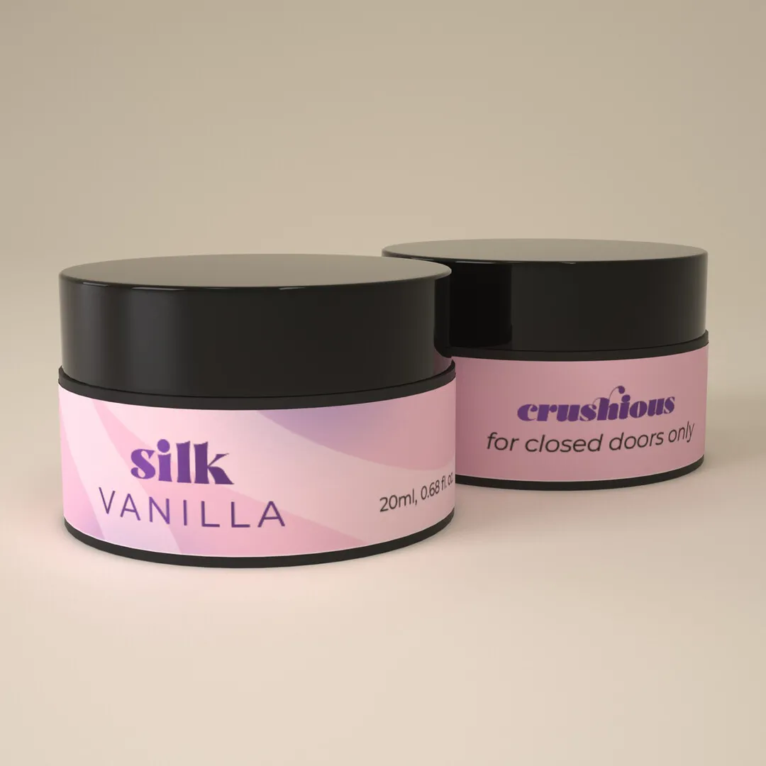 Silk - Massage Candle with Pheromones and Vanilla Scent - 0.68 fl oz / 20 ml