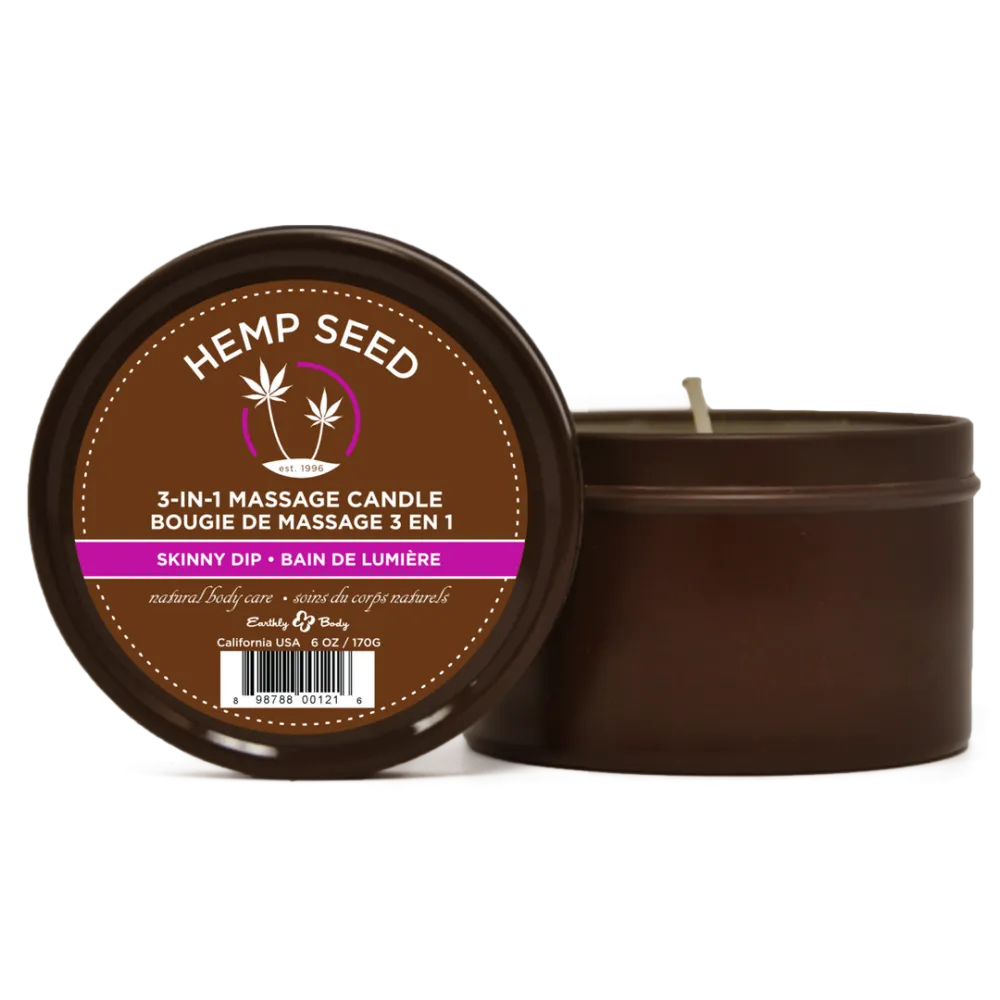 Skinny Dip Massagekaars - 6 oz / 170 gr