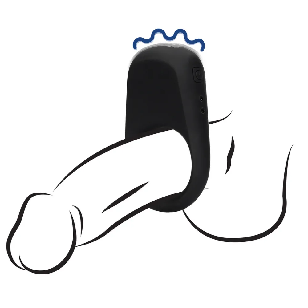 Vibrerende Cockring - Dropzwart