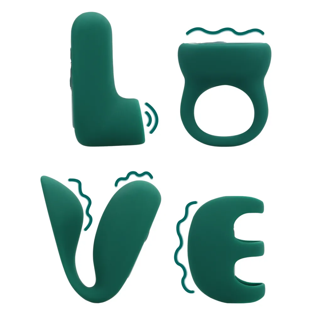 'LOVE' (S)explore Set - Groene Kristal