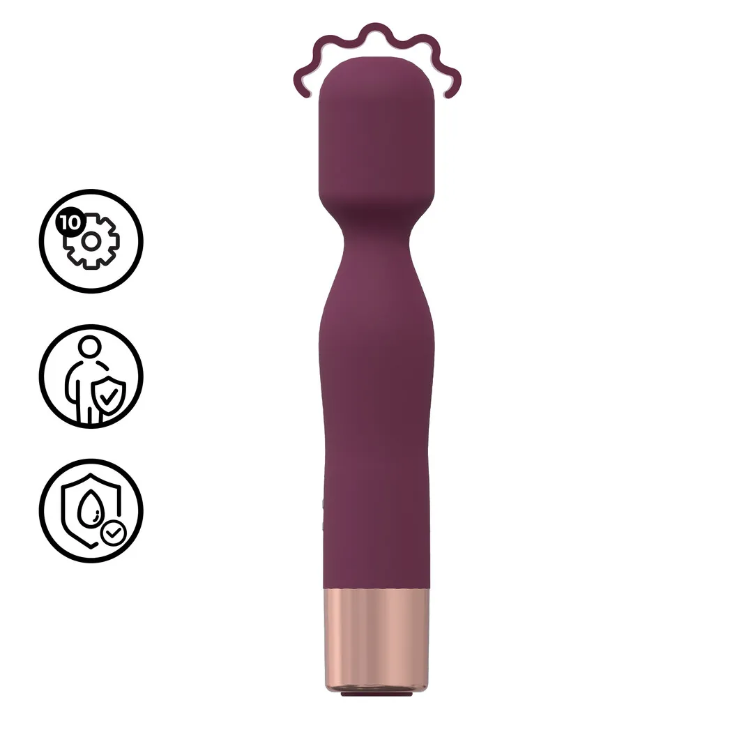 Mini Classic Wand Vibrator - Bordeau