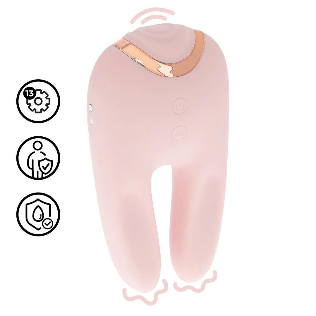 Bonnie - Dubbelzijdige Tapping Vibrator - Roze