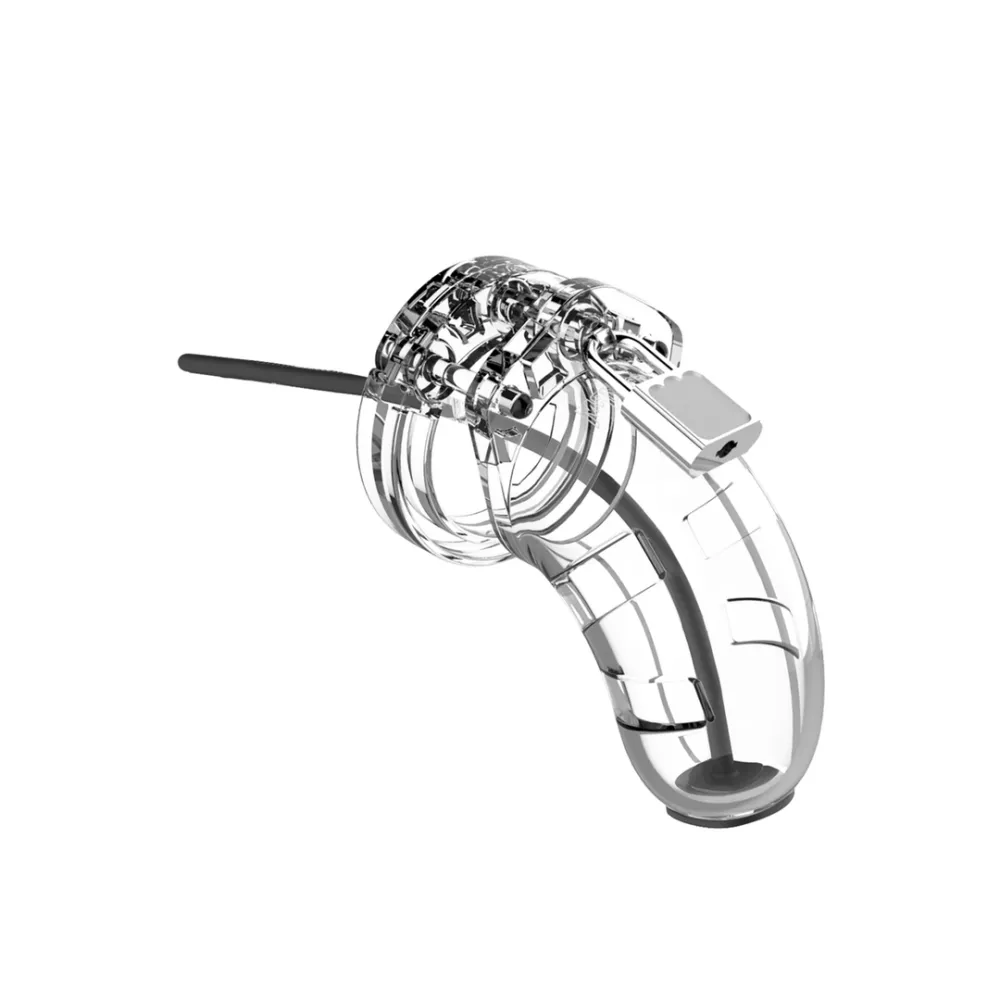 Model 15 Chastity Cock Cage met Urethrale Sounding - 3.5 / 9 cm