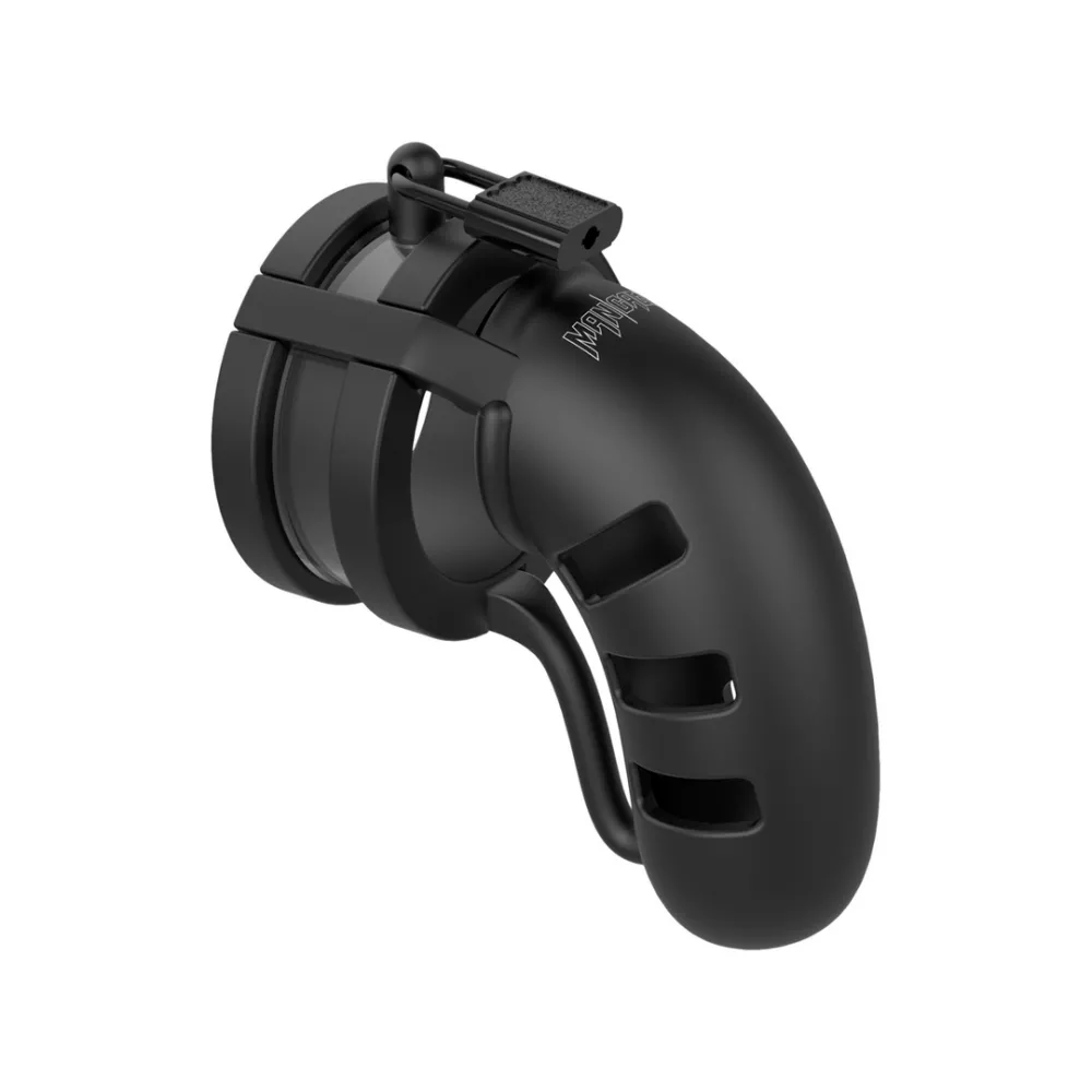 Model 19 Chastity Cock Cage met Ballsplitter - 4,5 / 11,5 cm