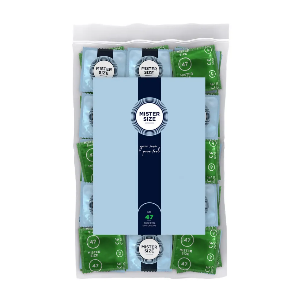 Pure Feel - Condooms 47 mm - 100 Pack