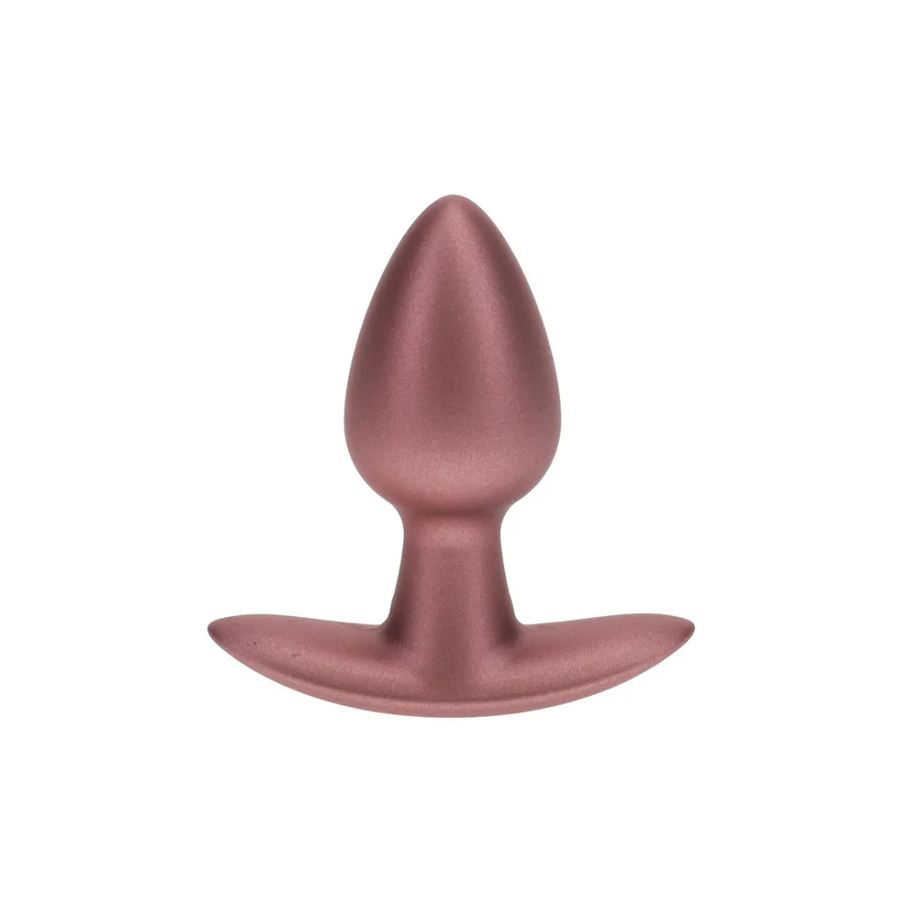 Zachte Silicone Anale Plug - Klein - 2,6 / 6,5 cm - Roségoud