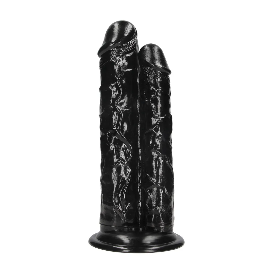 Double Titan - Realistic Double Dildo - 824 gr / 24,5 cm - Black