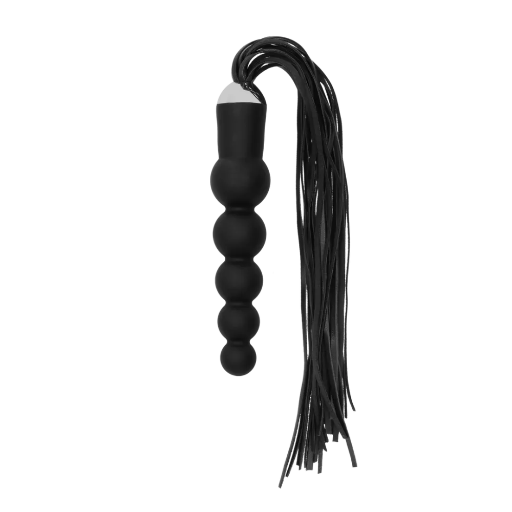 Zweep met Gebogen Silicone Dildo