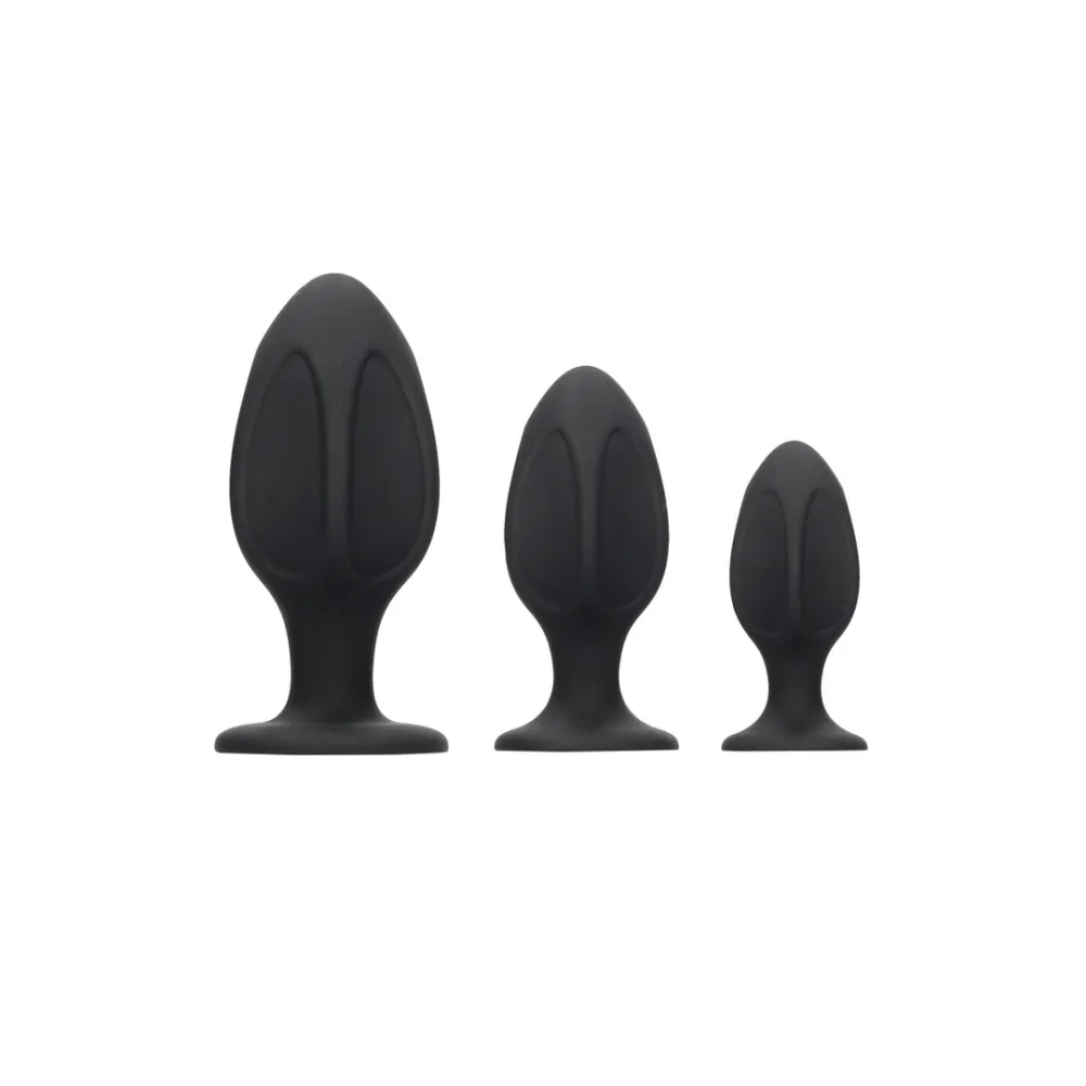 Diamantvormige Butt Plug Set