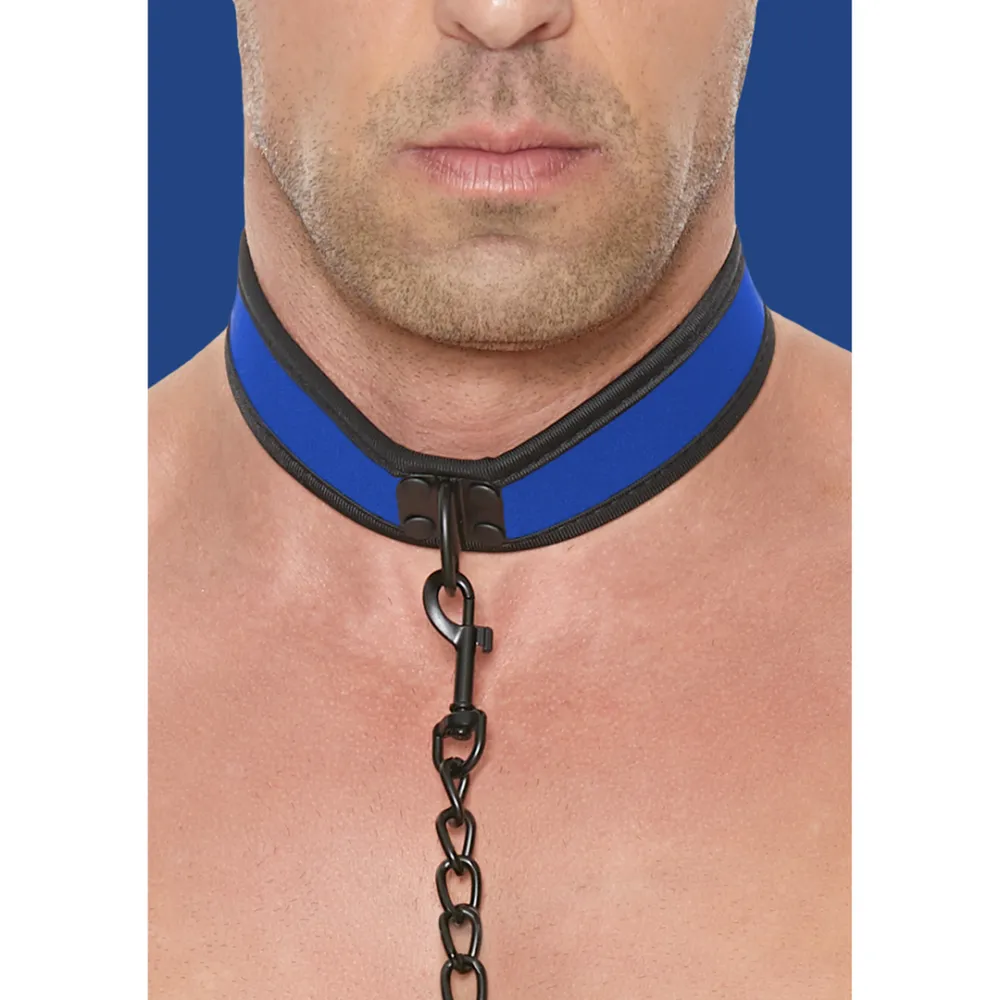 Neopreen Halsband met Leash