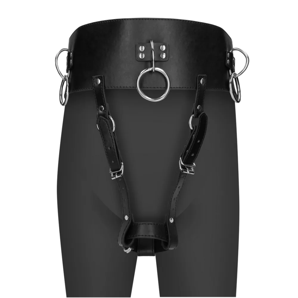 Riem met Vibrator Houder - Zwart