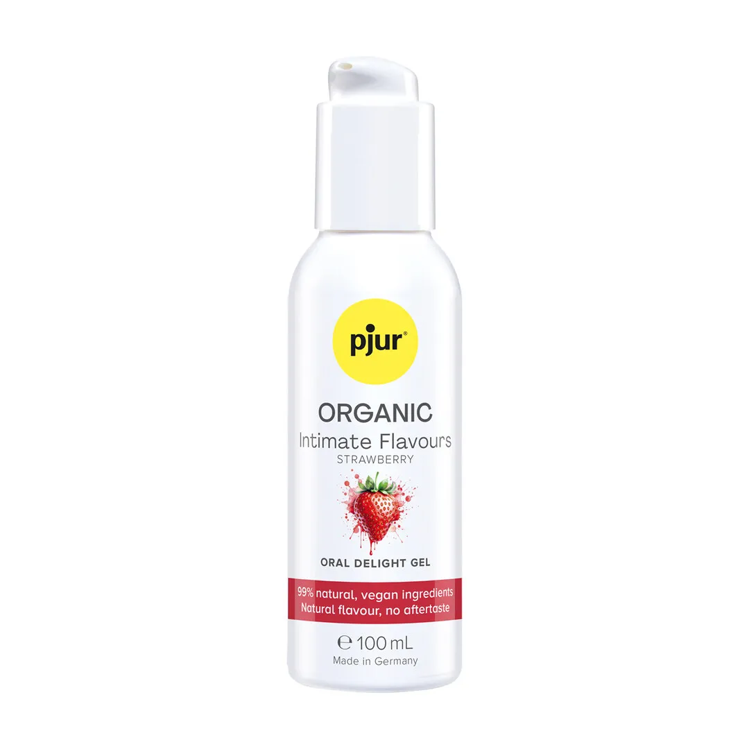 Organic - Intimate Flavours - Strawberry - Oral Delight Gel - 3.4 f loz / 100 ml