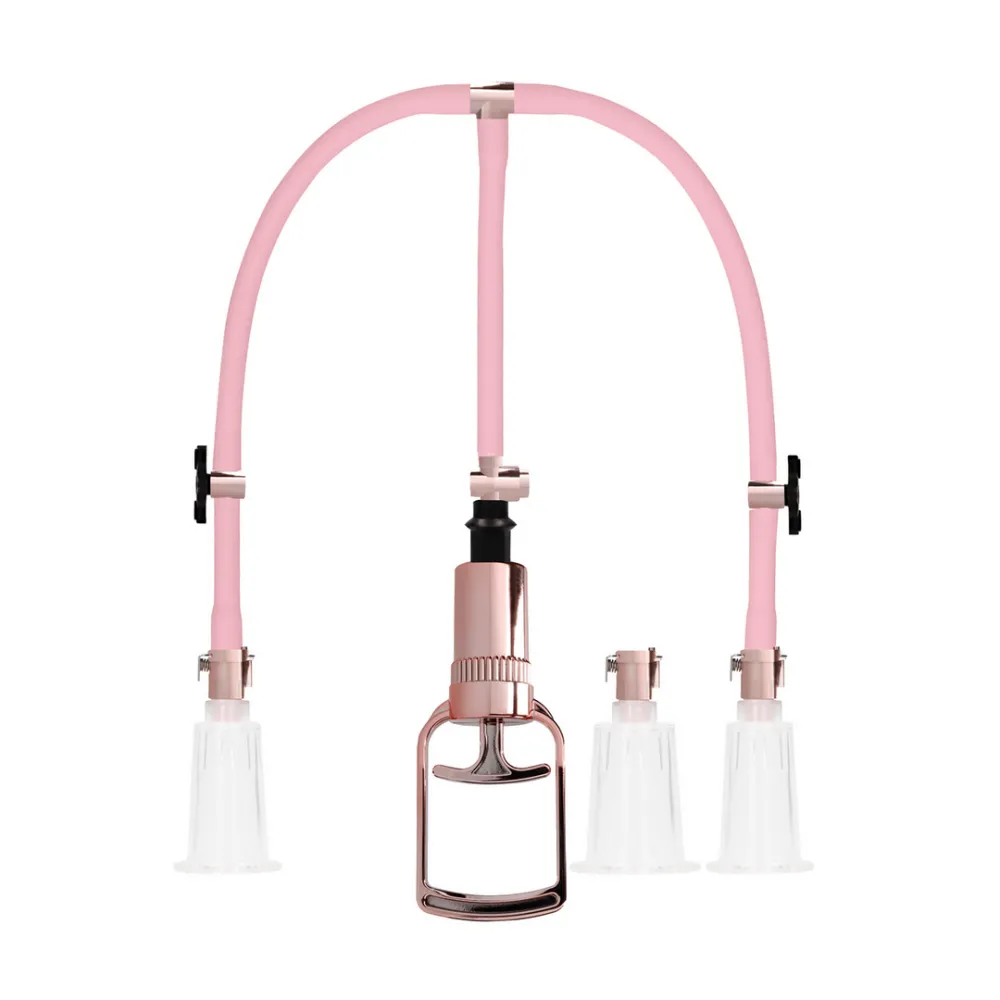 Clitorale  Tepelpomp Set Middel - Groot