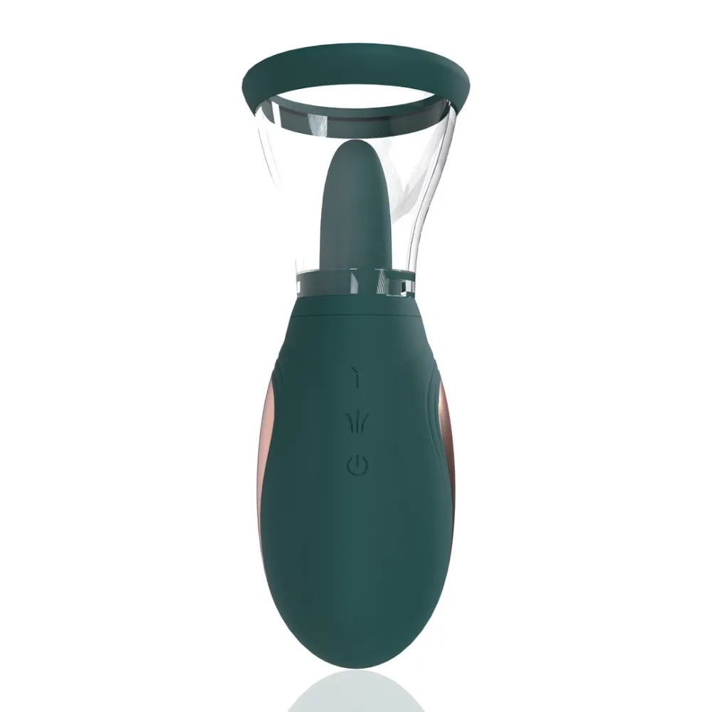 Enhance - Oplaadbare Vulva- en Borstpomp - Bosgroen