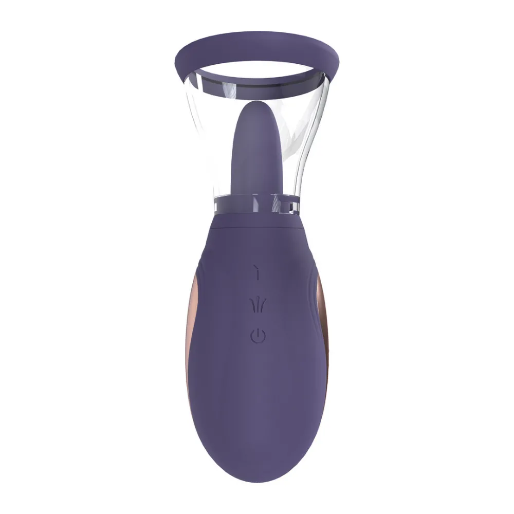 Enhance - Oplaadbare Vulva en Borst Pomp - Paars